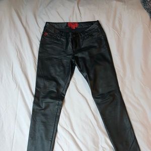Tripp NYC faux leather skinny jeans 28